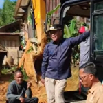 Bupati Mamasa Tinjau Proyek Percetakan Sawah di Tamalantik