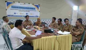 Perkuat Transparansi dan Pelayanan Publik, PUPR Majene Gelar Forum Konsultasi Publik