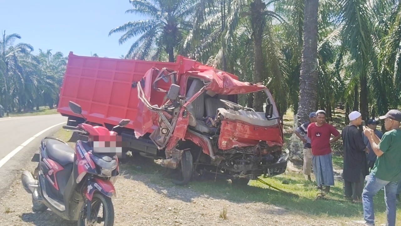 Tabrakan Maut Dua Truk di Mamuju Tengah, 1 Sopir Tewas dan 1 Anak Balita Kritis