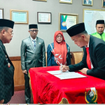 Bupati Lantik Direktur Baru PDAM Tirta Majene, Lima Arahan untuk 100 Hari Kerja