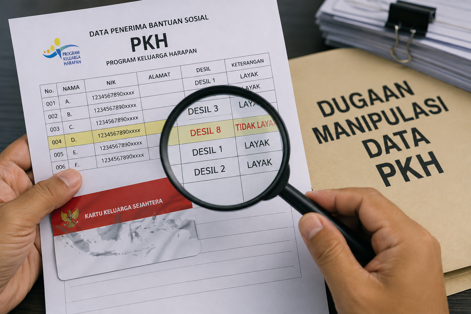 Dugaan Manipulasi Data PKH Jadi Sorotan, Warga Miskin Disebut Masuk Desil Tinggi