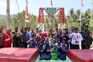 Lima Jembatan Garuda di Majene Diresmikan, Akses Warga hingga Hasil Pertanian Makin Terbuka