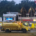 Mobil Pengangkut Lumpur Tinja Diparkir di Area UMKM Kondosapata, Pengunjung Keluhkan Pemandangan