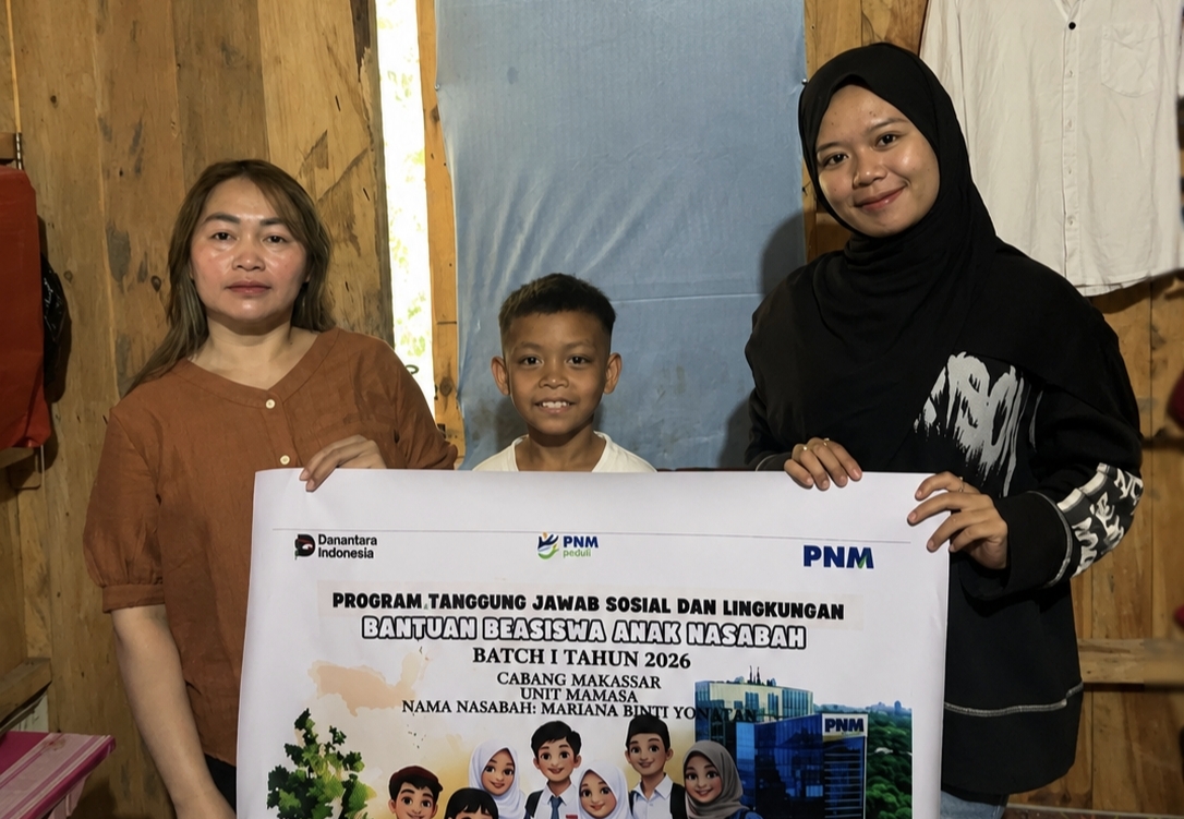 PNM Dorong Ekonomi Keluarga dan Pendidikan Anak Nasabah Melalui Program Beasiswa