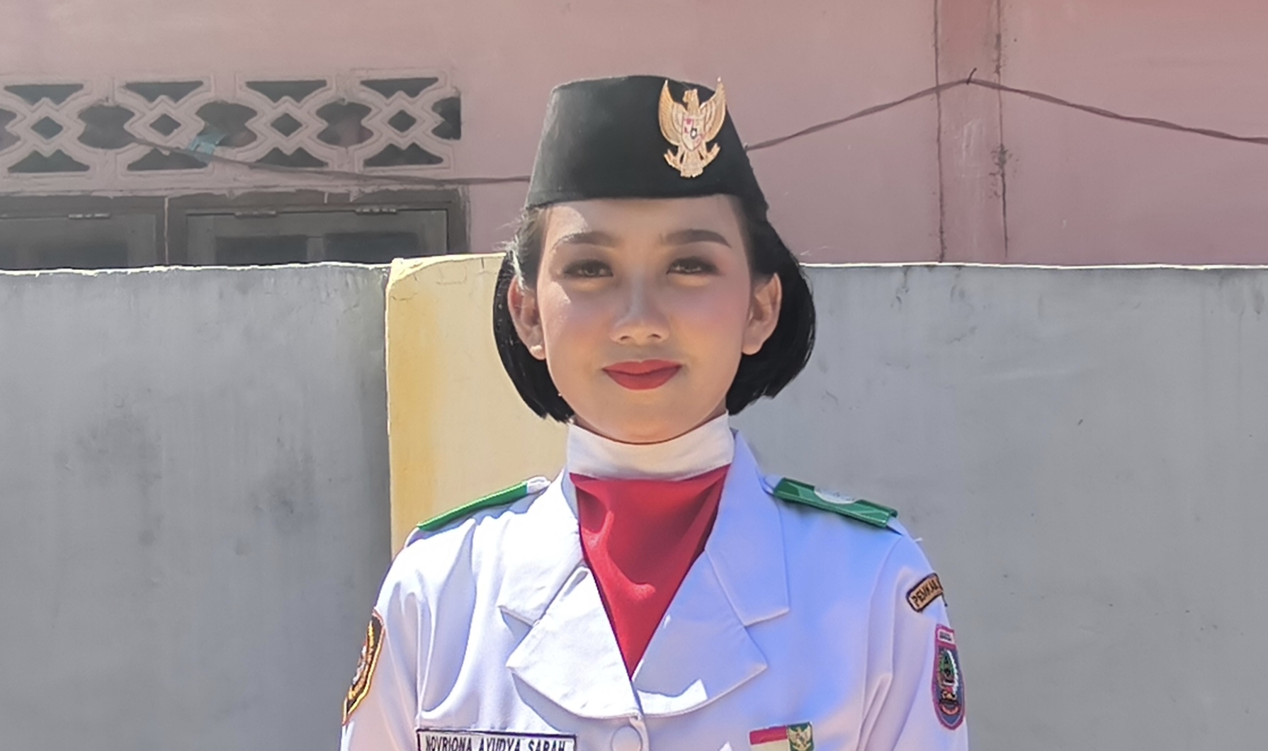 PROFIL Novriona Ayudia Sarah, Pembawa Baki Saat Upacara HUT RI ke-81 di Mamasa
