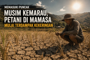 Puncak Kemarau, Persawahan di Mamasa Terdampak Kekeringan, Ini Langkah Dinas Pertanian