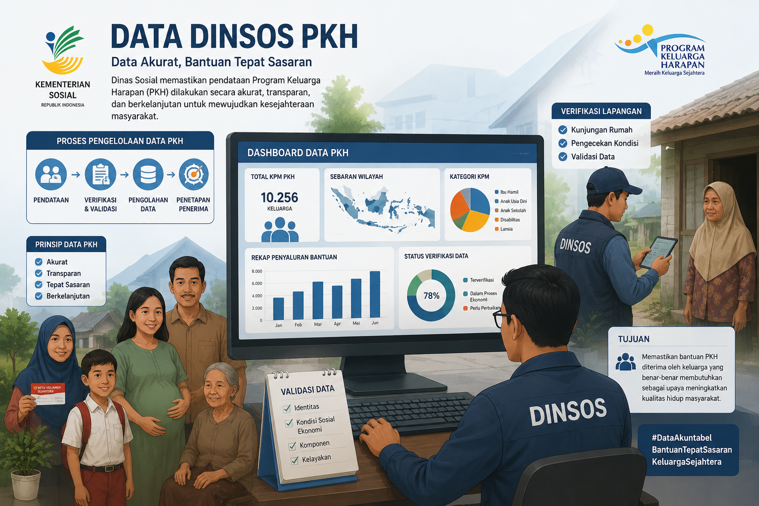 Warga Pertanyakan Validitas Data, Dinsos Majene Diminta Turun Langsung Cek Kondisi Warga