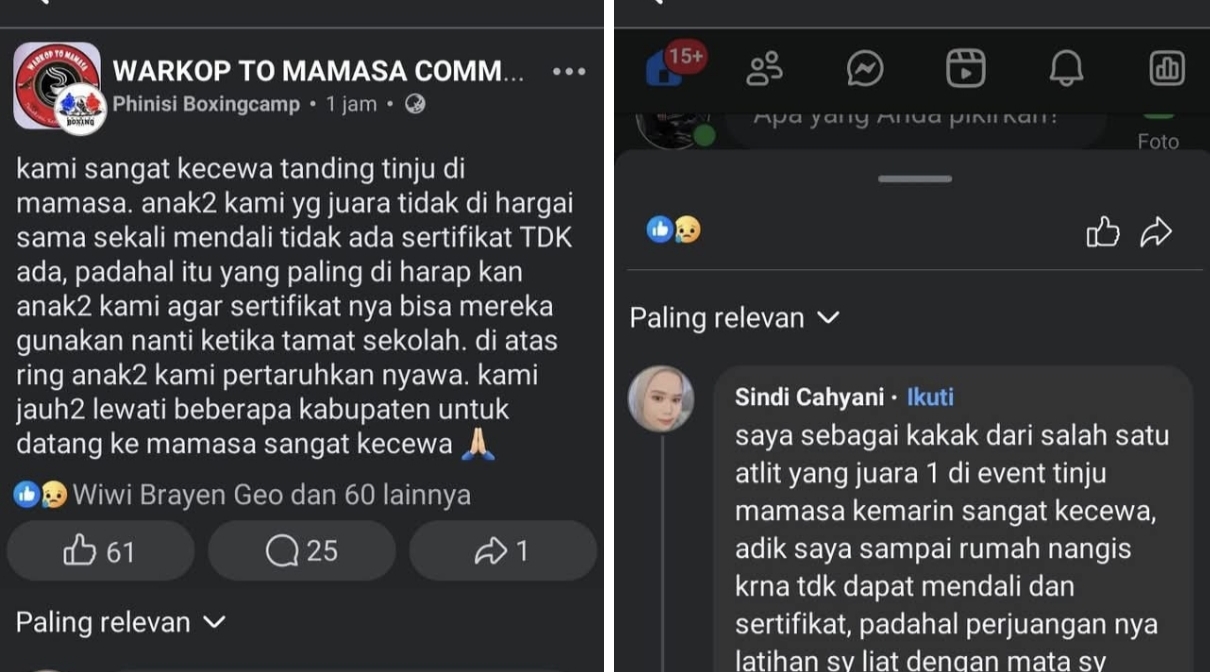 Diprotes di Medsos, KONI Mamasa Bantah Atlet Tinju Tak Terima Piagam dan Uang Pembinaan