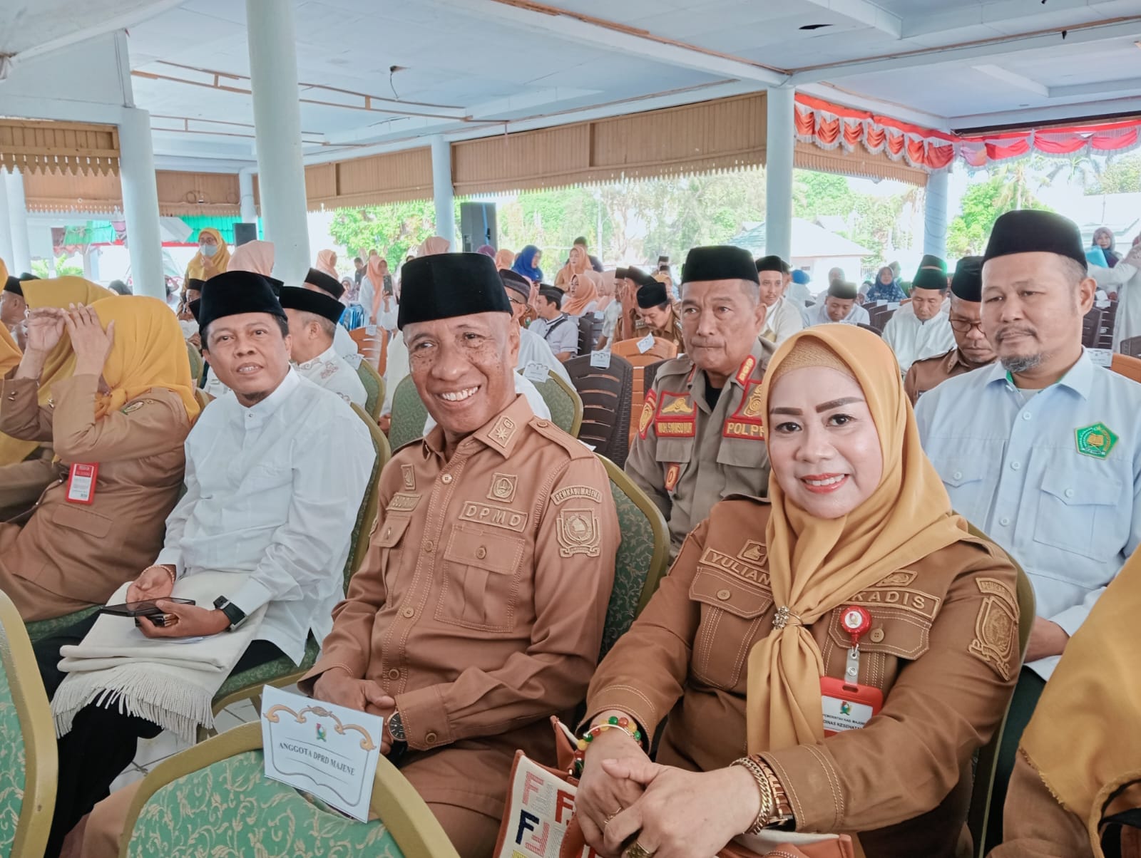 Perkuat Persatuan dan Kepedulian Sosial, Dinas PUPR Majene Hadiri Maulid Nabi 1448 H