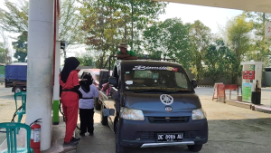 Stok Bio Solar Habis di SPBU Babana, Antrean Kendaraan Sempat Mengular
