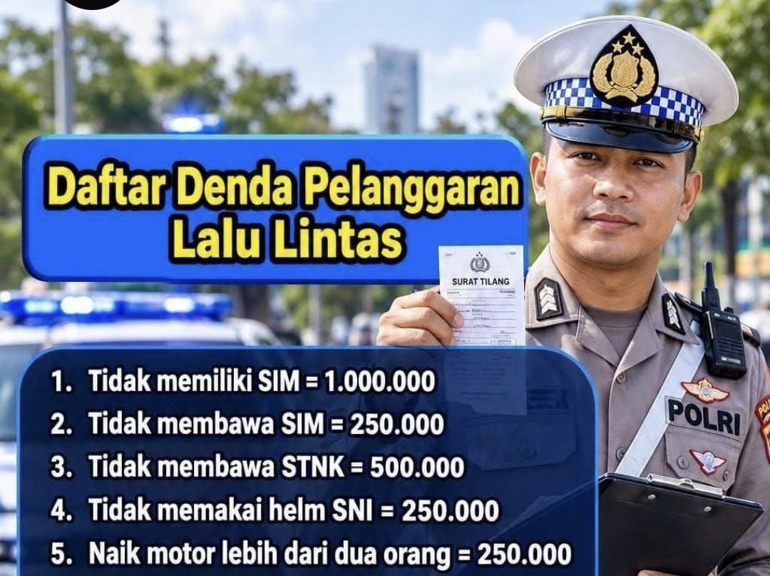 Besok Polres Mamasa Lakukan OPS Patuh Marano, Ini Daftar Denda Pelanggaran!