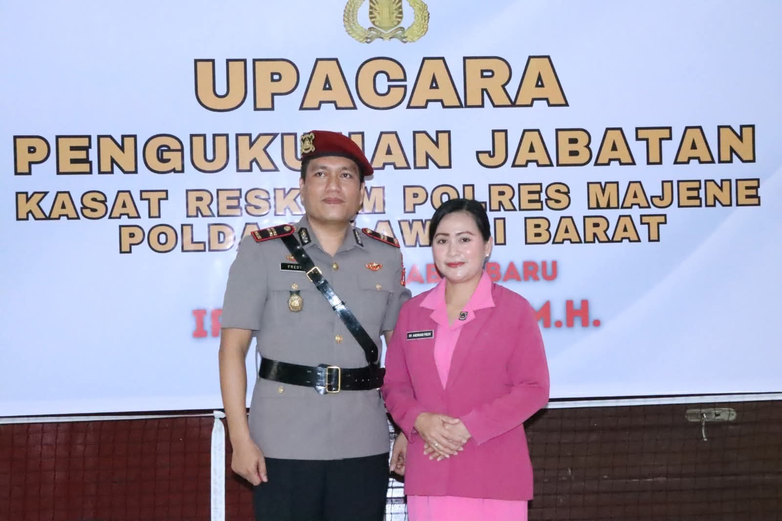 Iptu Fredy Nahkodai Satreskrim Polres Majene