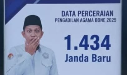 Tahun 2025 Sebanyak 1.434 Janda di Bone, “Lemah Syahwat” Salah Satu Pemicu