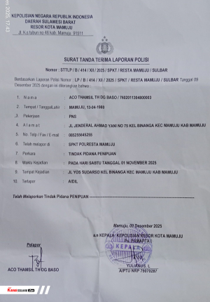 Tak Kunjung Dibayar, CEO Melapor Kepolresta Mamuju