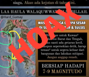BPBD Sulbar Tepis Isu Gempa dan Tsunami, Murni Hoax 