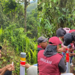 Mahasiswa KKN Unsulbar Pasang Lampu Reflektor di Desa Kunyi