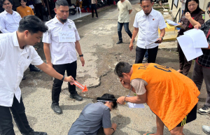 Rekonstruksi Pembunuhan di Mamuju, Tersangka Peragakan 7 Adegan