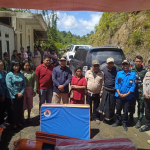 Salurkan Bantuan, Bupati Mamasa Tinjau Lokasi Kebakaran di Sumarorong