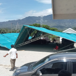 Angin Kencang Terjang Mamasa, Terowongan Halaman Rujab Bupati Ambruk