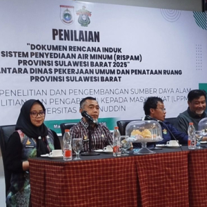 Dinas PUPR Sulbar Bersama LPPM Unhas Bahas Dokumen RISPAM 2025