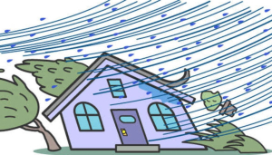 BREAKING NEWS: Diterjang Angin Kencang, Satu Rumah Warga di Mamuju Tengah Rusak