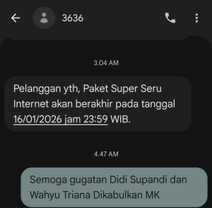 Sisa Kuota Internet Hangus Digugat ke Mahkamah Konstitusi