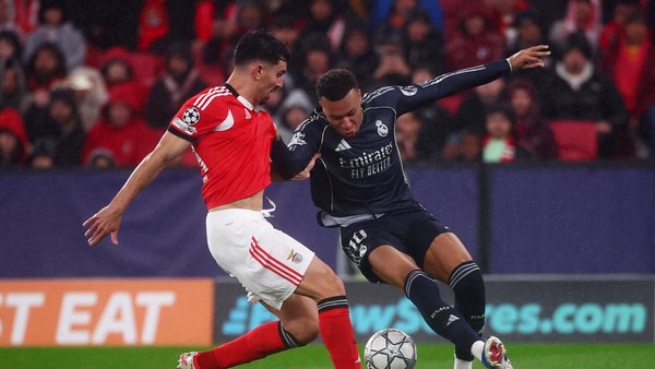 Kalah 2-4 lawan Benfica, Real Madrid jalani babak playoff