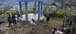 Sambut Dies Natalis ke-76, GMKI Cabang Toraja Gelar Aksi Bersih di Objek Wisata Bukit Singki