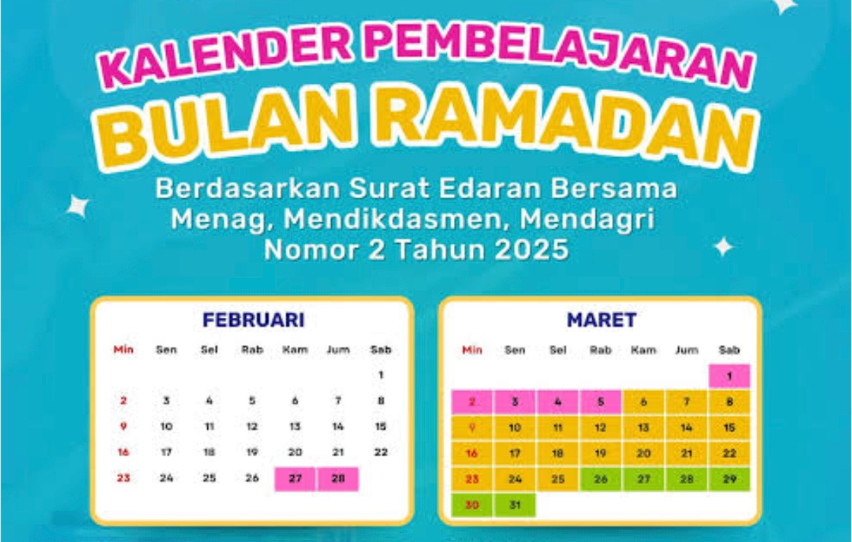 Jadwal Belajar Ramadan 2026, Fokus Karakter dan Libur Awal Puasa