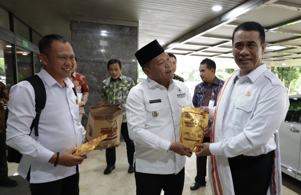 Perkuat Sektor Pertanian, Bupati Mamasa Temui Mentan RI