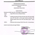BREAKING NEWS: Bupati Mamasa Instruksikan THR ASN 2026 Dipotong 50 Persen