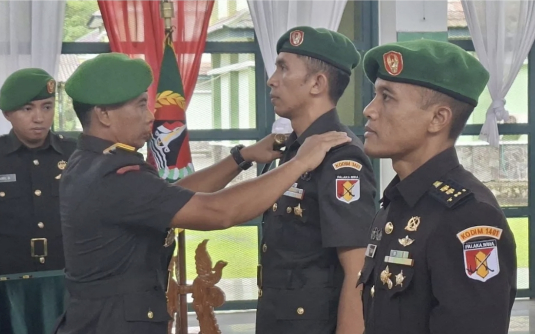 Estafet Kepemimpinan, Letkol Czi Aji Setyawan Resmi Jabat Dandim 1401/Majene