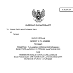 Gubernur Sulbar Terbitkan SE THR dan Bonus Driver Ojol