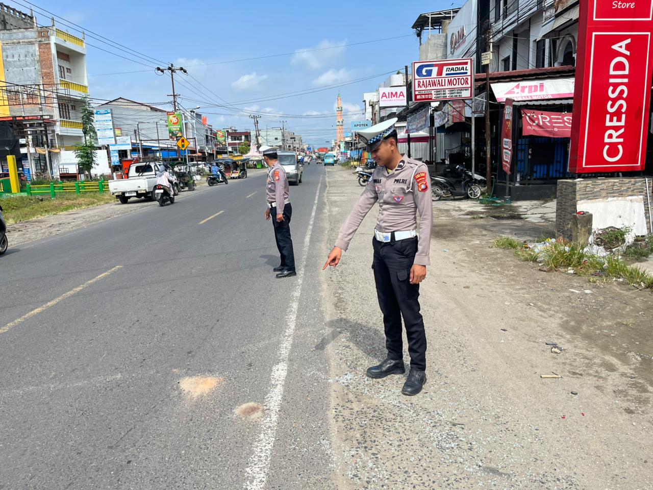 Tragis, Lansia Tewas Usai Tabrakan di Depan Puskesmas Wonomulyo