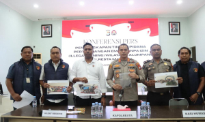 Polresta Mamuju Bongkar Sindikat Tambang Emas Ilegal di Hutan Lindung Kalumpang