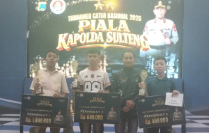 Mengenal Dafa, Sang Penakluk Papan Catur dari Mateng, Raih Medali Emas di Palu