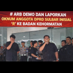 ARB  Demo Dan Laporkan Oknum Anggota DPRD Sulbar Inisial “R” Ke Badan Kehormatan