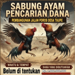 Viral Pamflet “Sabung Ayam” di Taupe untuk Perbaikan Jalan
