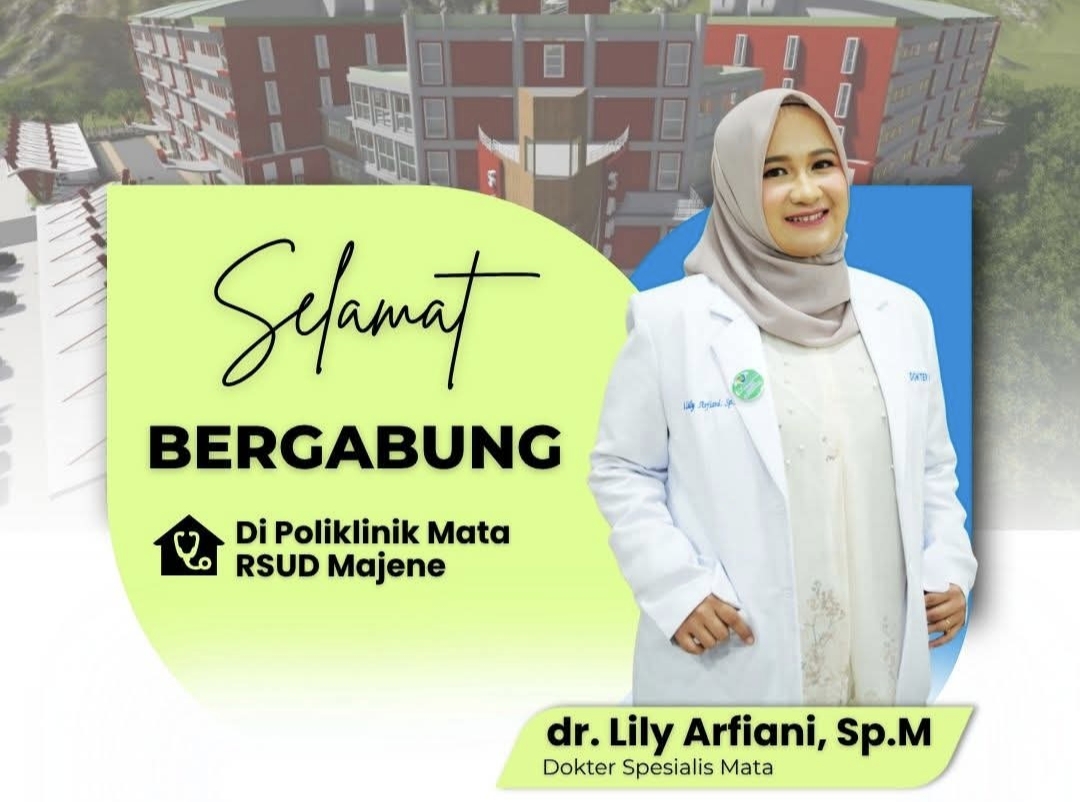 RSUD Majene Kini Miliki Spesialis Mata, Siap Layani Operasi dalam Waktu Dekat