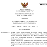 Mamasa Tetapkan Penjabaran APBD Tahun 2026, PAD Diproyeksikan Capai Rp 838 Miliar 