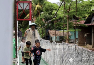 Pembangunan Jembatan Gantung Garuda di Majene Akhirnya Rampung, Akses Pendidikan Kini Terjamin