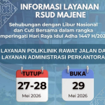 Libur Idul Adha, Poliklinik RSUD Majene Tutup, IGD Tetap Siaga 24 Jam