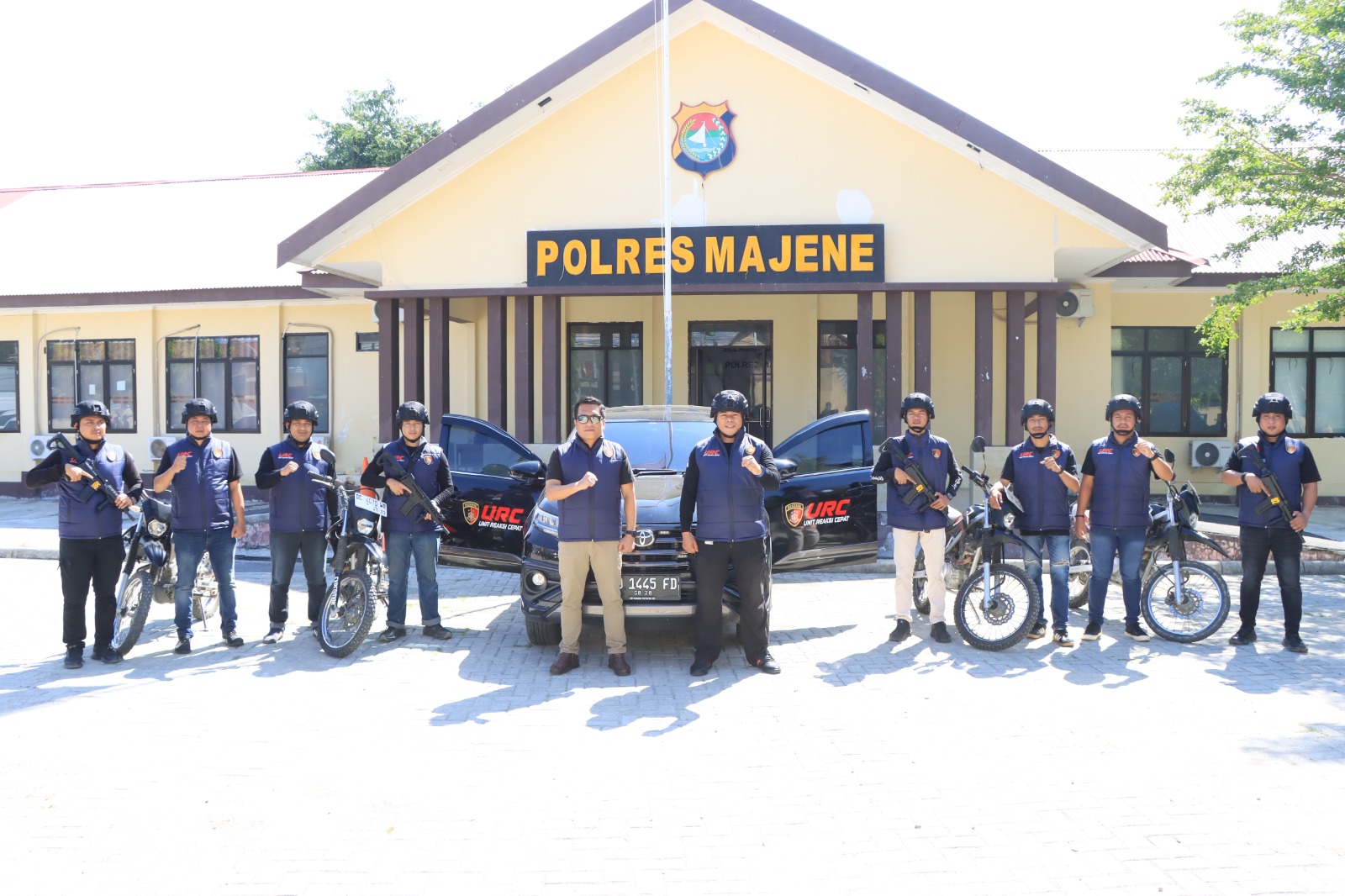 Sat Reskrim Polres Majene Launching Unit Reaksi Cepat