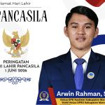 Arwin Rahman: Pancasila Tetap Menjadi Kompas Bangsa di Tengah Tantangan Zaman