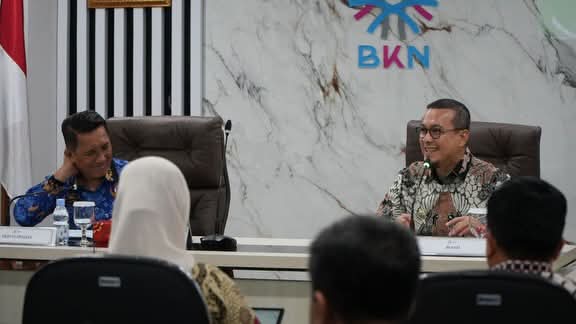 Bupati Mateng Kunker ke BKN, Ini Tujuannya!