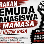 Diduga Mangkrak Proyek Jalan Rp6,3 Miliar, Gerakan Pemuda Mahasiswa Mamasa Bakal Duduki Polda Sulbar