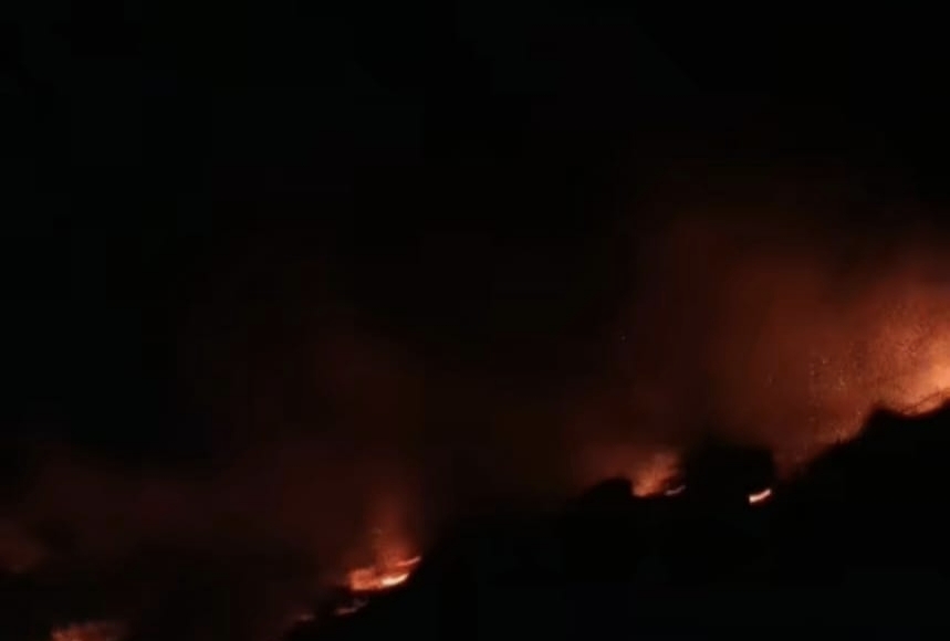 Kebakaran Lahan di Gunung Serindu Majene, Warga Khawatir Meluas