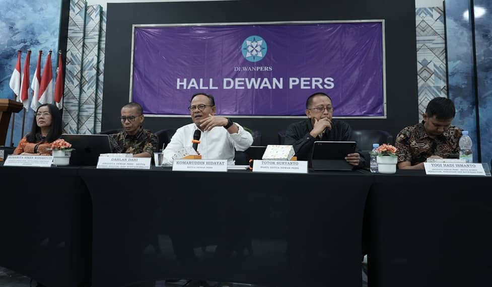 Tantang Platform Digital dan AI, Dewan Pers Matangkan Usulan RUU Hak Cipta
