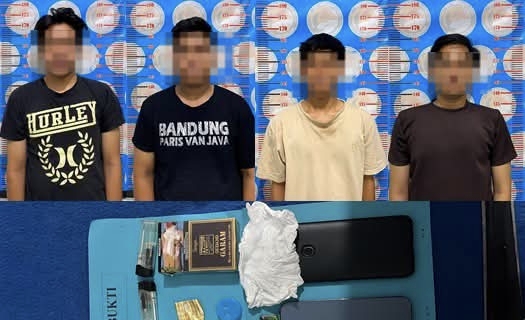 Diduga Terlibat Transaksi Sabu, Empat Pemuda Diamankan Polres Majene