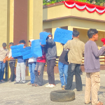 Hari Bhayangkara ke 80, Aliansi OKP dan Organda Mamuju Geruduk Polda Sulbar, Ini Tuntutannya!